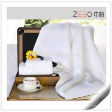 Hot Selling 32s Pure White Custom Embroidery Logo Hotel Cotton Bath Towel